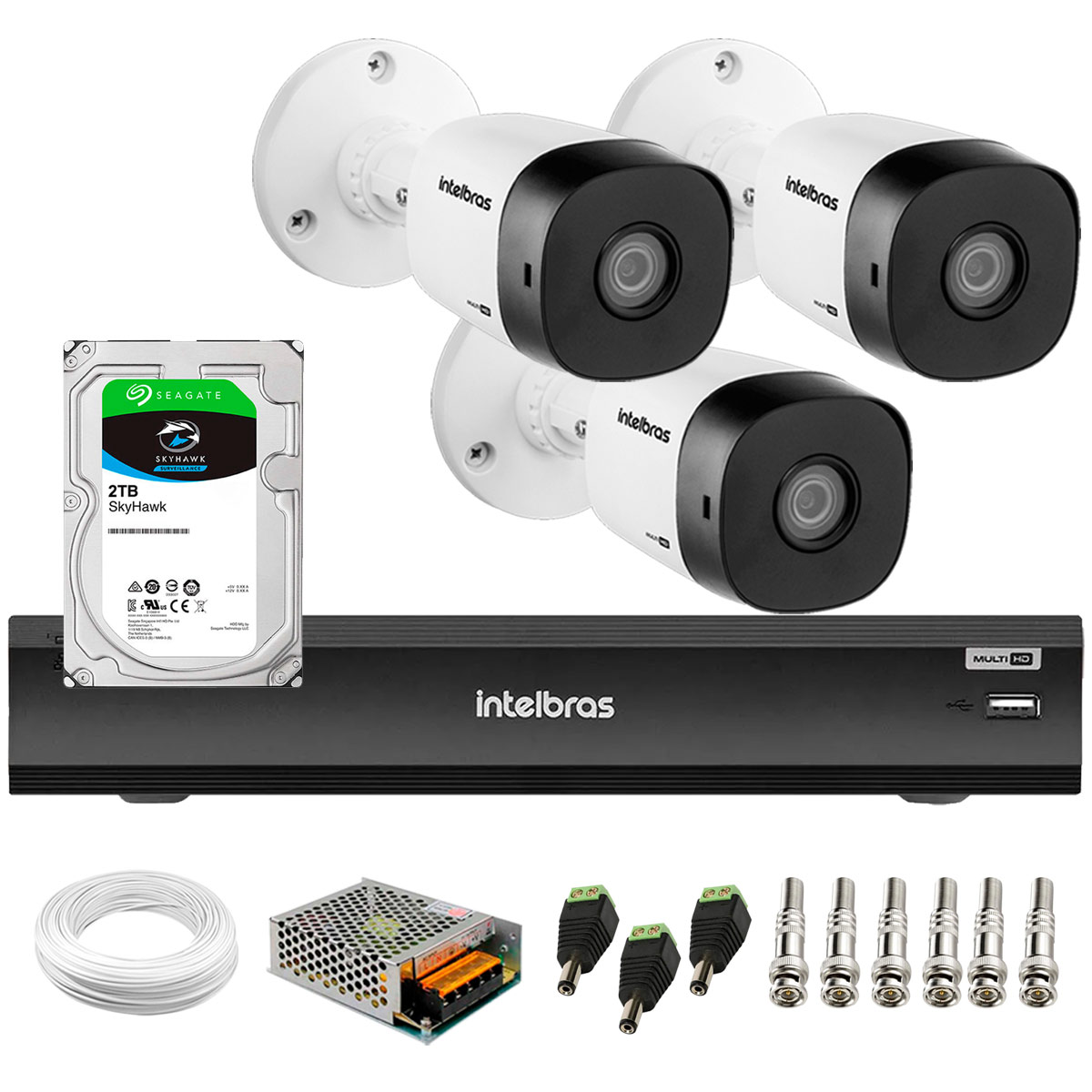 kit-8-cameras-de-seguranca-full-hd-intelbras-vhd-1220-b-g6-dvr-intelbras-full-hd-mhdx-3108-de-8-canais-acessorios