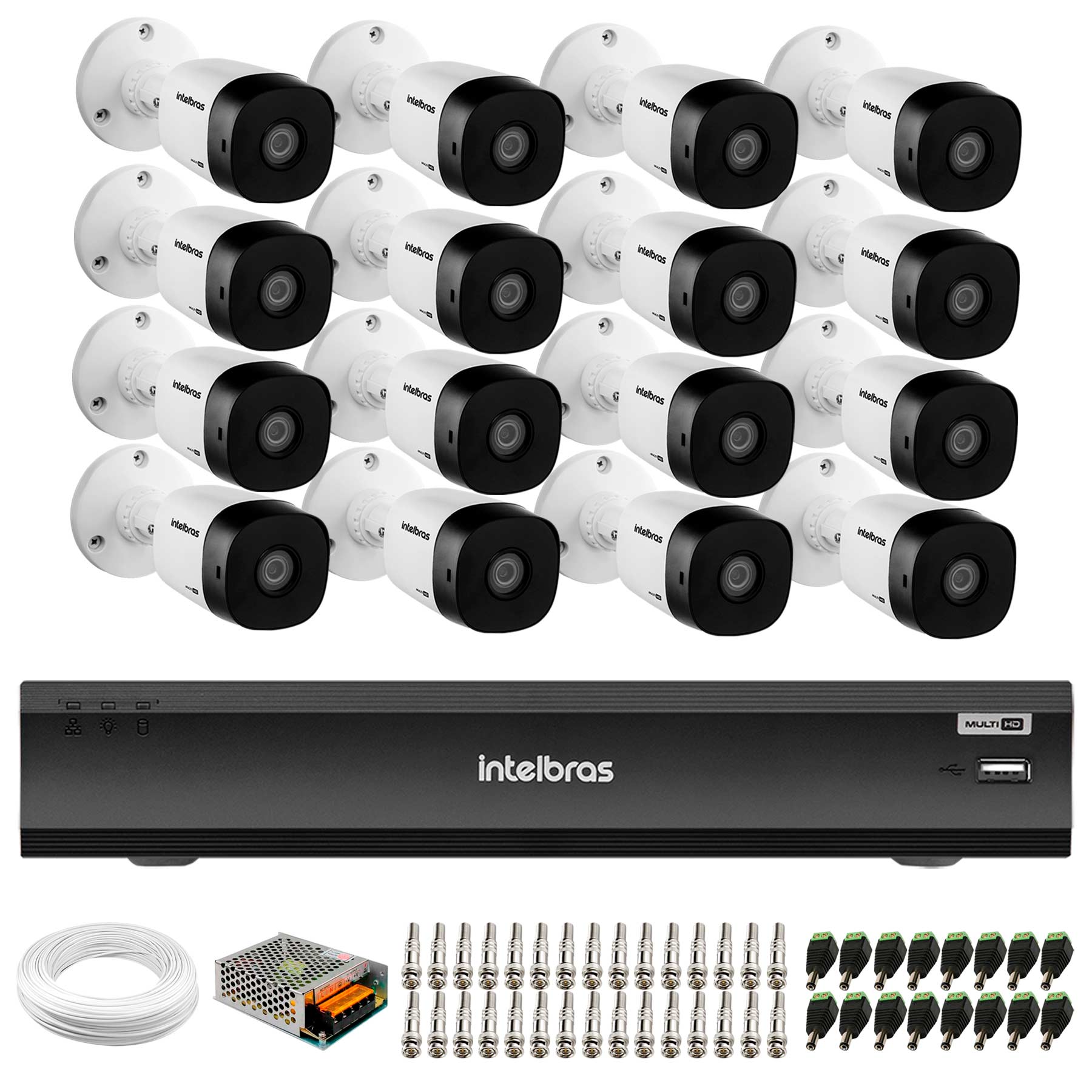 kit-10-cameras-de-seguranca-full-hd-intelbras-vhd-1220-b-g6-dvr-intelbras-full-hd-mhdx-3116-de-16-canais-acessorios