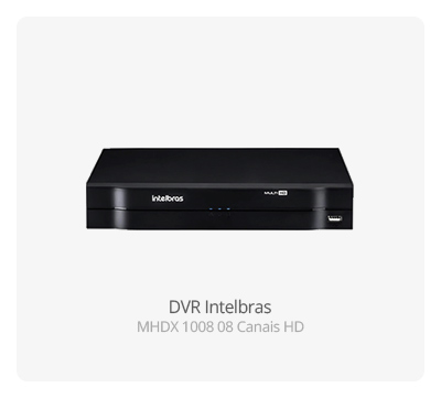 DVR Intelbras MHDX 1008 08 Canais HD