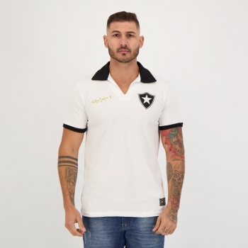 Camisa Botafogo Retrô Nilton Santos Branca