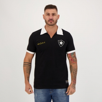 Camisa Botafogo Retrô Nilton Santos Preta