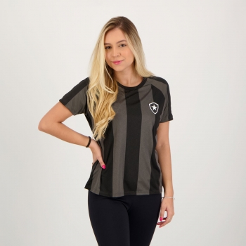 Camisa Botafogo Vein Feminina Cinza
