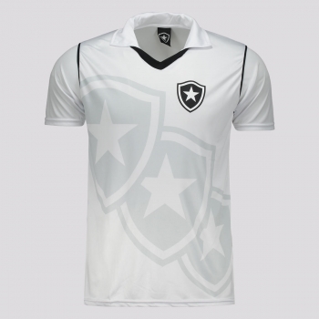 Polo Botafogo Escudos Branca