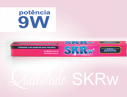 SKRW Lampada Led T8 09W 60 cm ( Rosa )( Novidade )