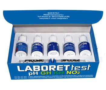 Prodac Teste LABORET (NITRITO, GH, KH E PH) - DOCE