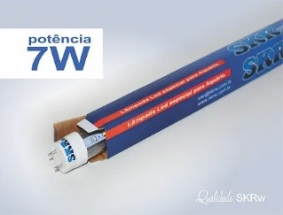 SKRW Lampada Led T8 07W 45 cm ( Azul )( Novidade )
