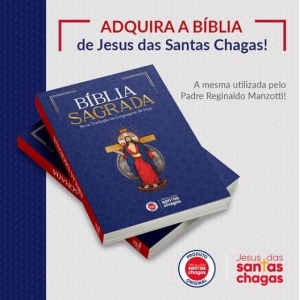 Bíblia Sagrada Jesus Das Santas Chagas - Padre Reginaldo Manzotti