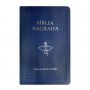 Bíblia Sagrada Letra Grande Tradução Cnbb Luxo Capa Azul