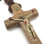 Colar Crucifixo Masculino Com As Chagas De Cristo Ouro Velho