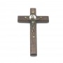 Crucifixo Cruz De Jericó De Mão Madeira Natural 12 Cm