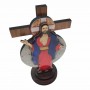 Crucifixo Das Santas Chagas 3D De Mesa 15 Cm