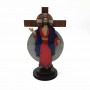 Crucifixo Das Santas Chagas 3D De Mesa 15 Cm