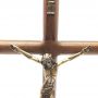 Crucifixo Das Santas Chagas De Mesa E Parede Ouro Velho 26 Cm