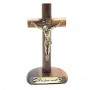Crucifixo De Mesa E Parede Mãos Ensanguentadas De Jesus