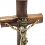 Crucifixo De Mesa E Parede Mãos Ensanguentadas De Jesus