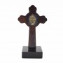 Crucifixo De Mesa Madeira São Bento Pequeno 7,5 Cm