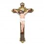 Crucifixo De Parede Resina Com Medalha São Bento 30 Cm