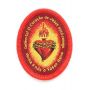 Escudo Da Fé Detém-Te Tecido Sagrado Coração De Jesus Santa Margarida Alacoque