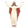 Imagem De Jesus Cristo Ressuscitado De Parede Grande Resina 30 Cm