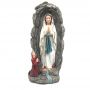 Imagem De Nossa Senhora De Lourdes Com Santa Bernadete Na Gruta Resina 30 Cm