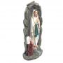 Imagem De Nossa Senhora De Lourdes Com Santa Bernadete Na Gruta Resina 30 Cm