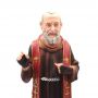 Imagem De São Padre Pio Com Luvas Grande Resina 32 Cm