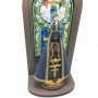 Imagem Nossa Senhora Aparecida Perola Azul Com Oratório Vitral Coroação