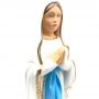 Imagem Nossa Senhora De Lourdes Com Terço E Rosas Gesso 30 Cm