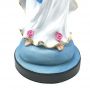 Imagem Nossa Senhora De Lourdes Com Terço E Rosas Resina 38 Cm