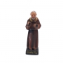 Imagem Padre Pio Com Luvas Resina Pequena 8 Cm