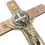 Kit 5 Crucifixo MDF Oração Medalha São Bento Parede