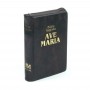 Kit Bíblia Sagrada Ave Maria Média Zíper E Cordão Medalha Das Duas Cruzes