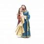 Kit Imagem Sagrada Família Strass com Oratório Vitral Coroação