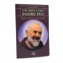 Kit Livro e Terço de Hematita Padre Pio
