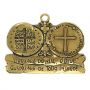 Medalha De Porta Sacramental Medalha Das Duas Cruzes Ouro Velho