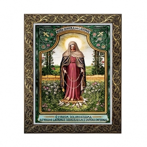 Quadro Nossa Senhora das Lágrimas Moldura Luxo 55 cm x 45 cm