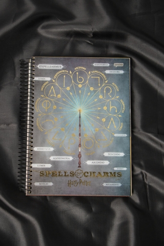 Caderno Harry Potter Feitiços e Encantos