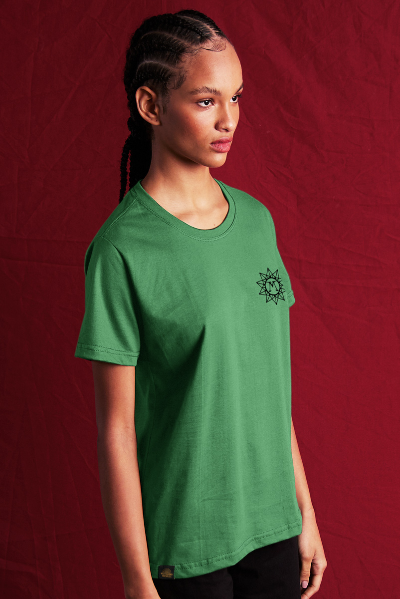 Camiseta Unissex Animais Fantásticos Ministério da Magia do Brasil - Verde