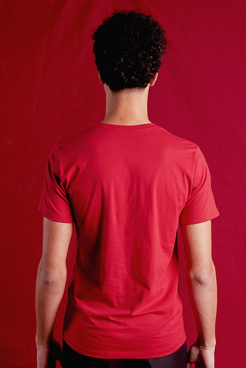 Camiseta Unissex Harry Potter Grifinória Brasão Clássico - Vermelho