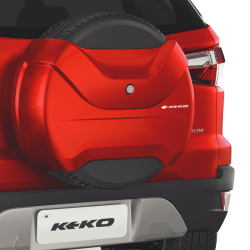 Capa de estepe Keko K3 Ecosport 2013 a 2021 cor Vermelho Arpoador
