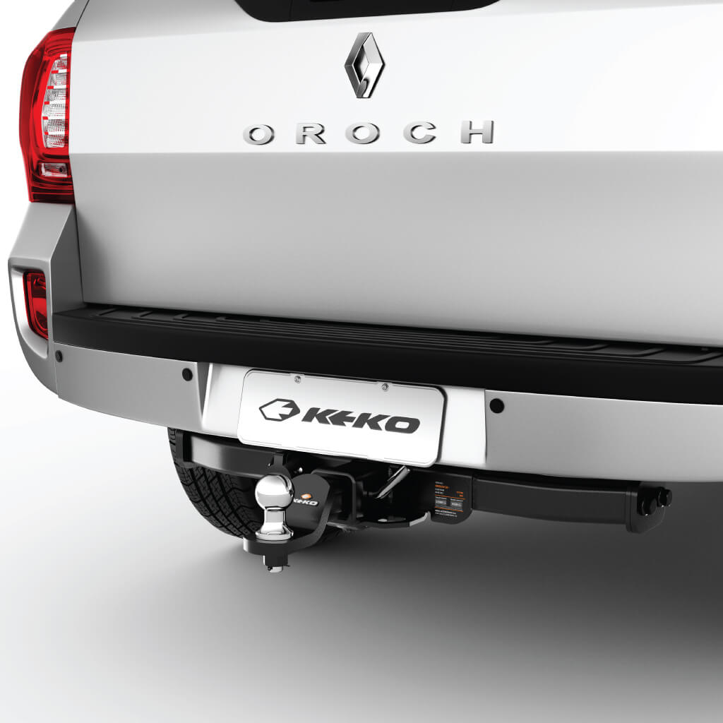 Engate de reboque removível Keko K1 Duster Oroch 2016 a 2023