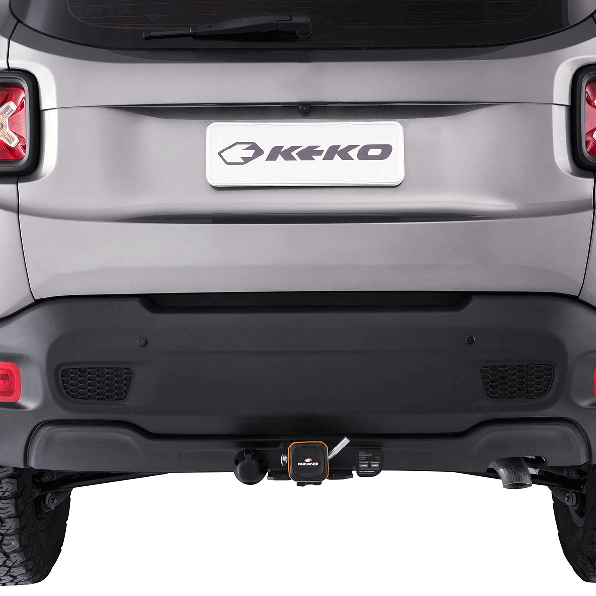 Engate de reboque removível Keko K1 Jeep Renegade 2016 a 2022