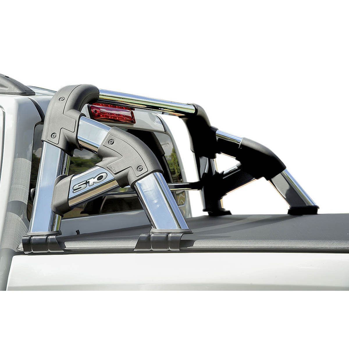 Santo antônio Solar Exclusive cromado S10 cabine dupla 2012 a 2023 com barra de vidro
