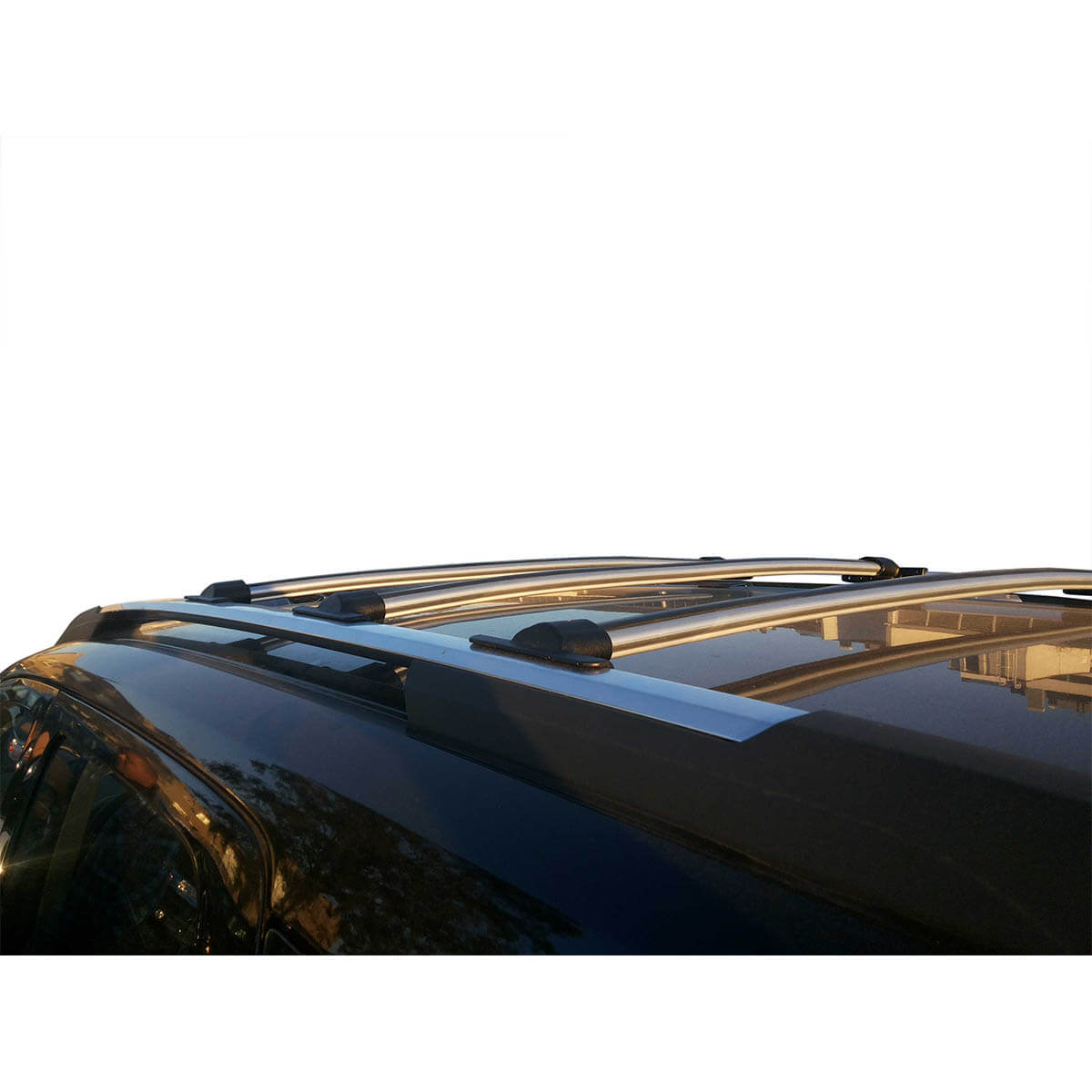 Travessa rack de teto larga anodizada Trailblazer 2013 a 2022 fixação original kit 3 peças