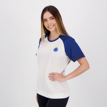 Camisa Cruzeiro Cell Feminina Branca