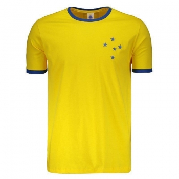 Camiseta Cruzeiro Brasil Amarela