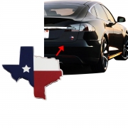 Adesivo Emblema Resinado Bandeira Texas