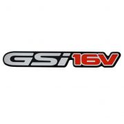 Emblema Gsi 16v Adesivo Resinado Chevrolet Astra Corsa