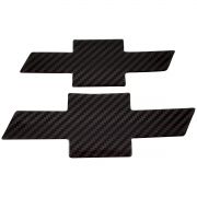 Kit Adesivo Emblema Resinado Carbono GM Spin 2012 a 2017