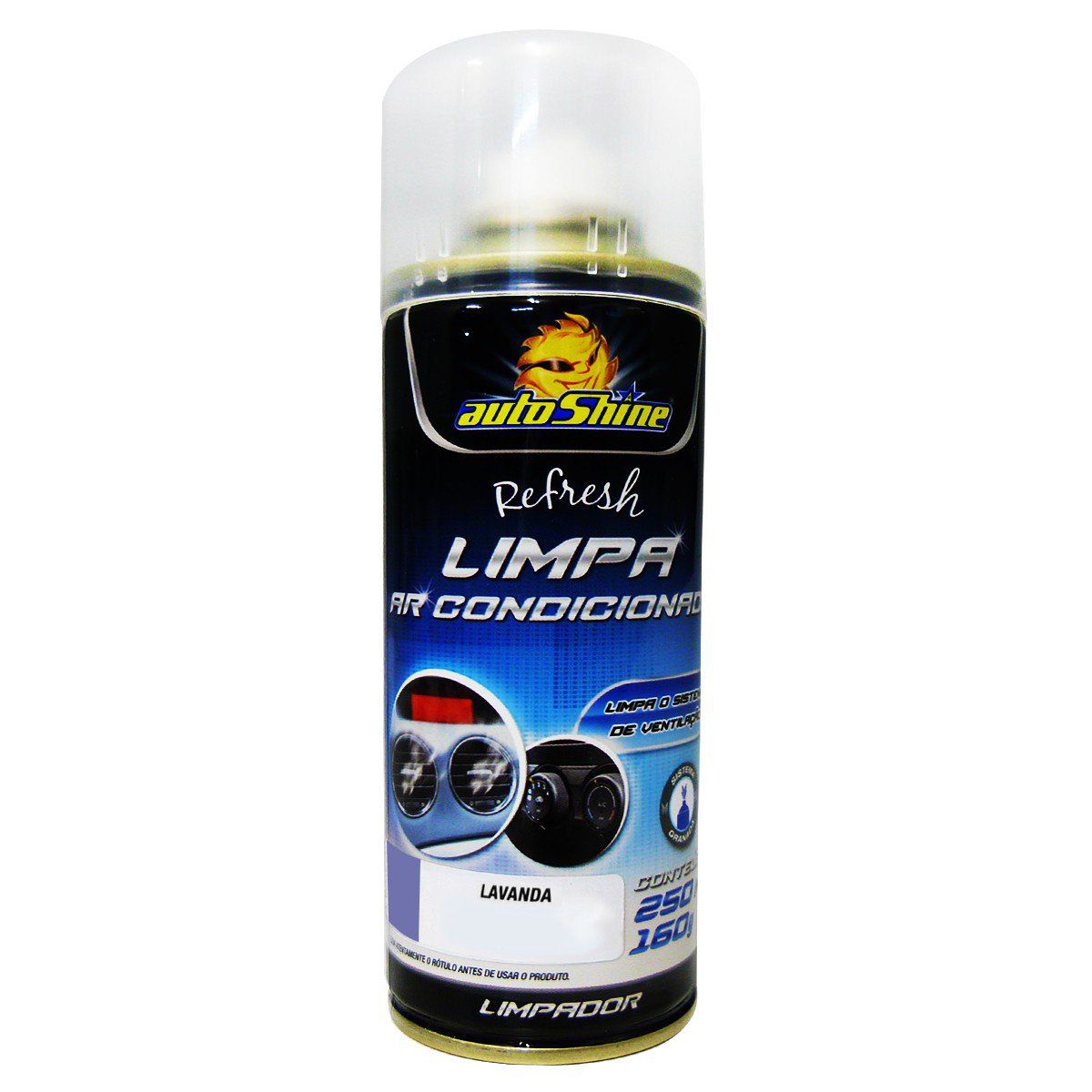 Limpa Ar Condicionado Refresh Spray Autoshine 250ml Lavanda